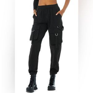 ALO Yoga Black Cargo Joggers